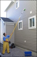 window cleaning, gutter cleaning and maintenance, siding cleaning